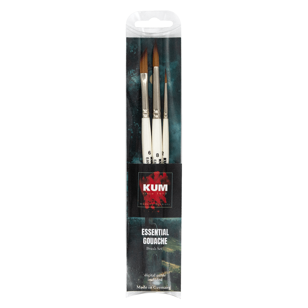 Essential Gouache Pinselset
