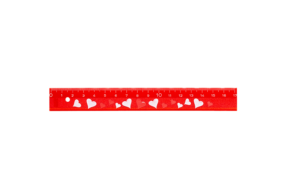 Lineal 17cm Love