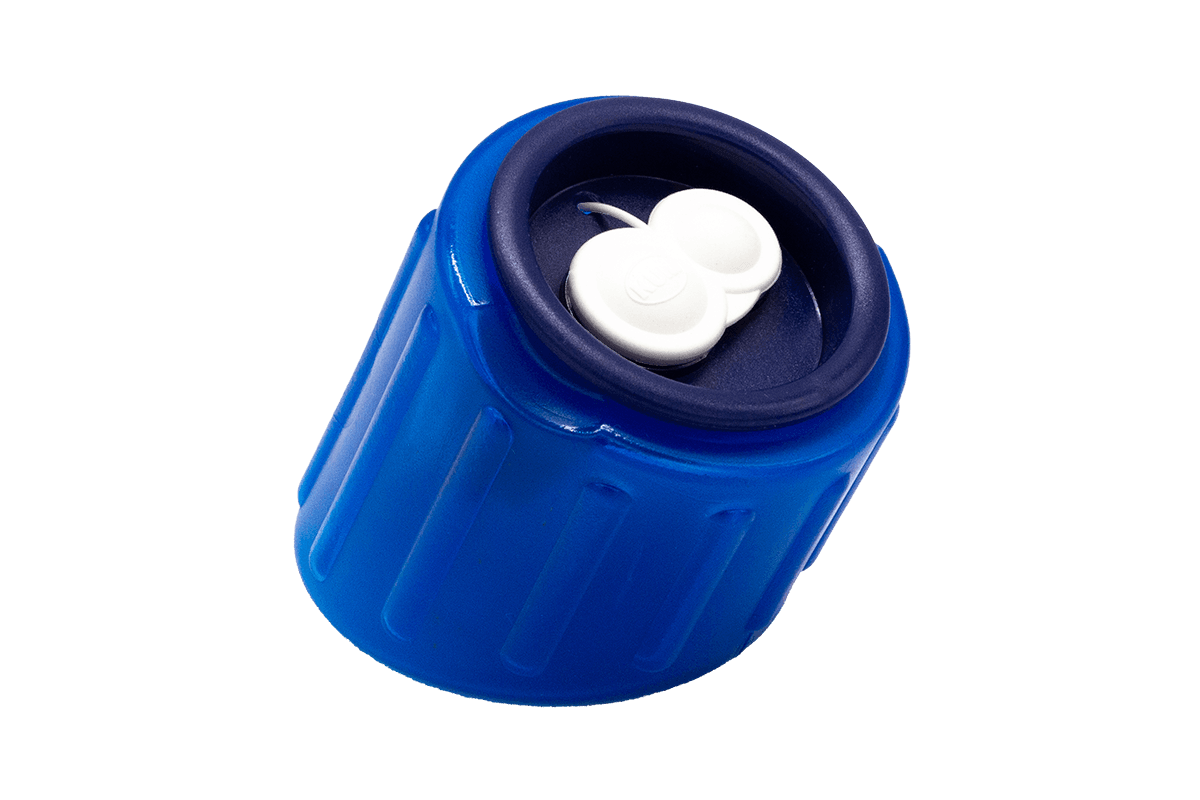 Groove Doppelanspitzer blau - Made in Germany